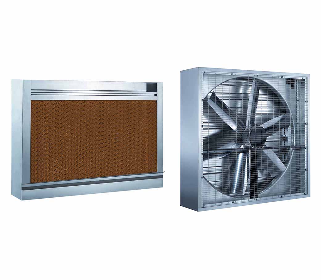 水帘加镀锌风机